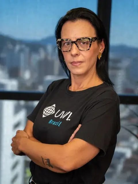UWL do Brasil employee at the Itajaí office