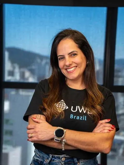 UWL do Brasil employee at the Itajaí office